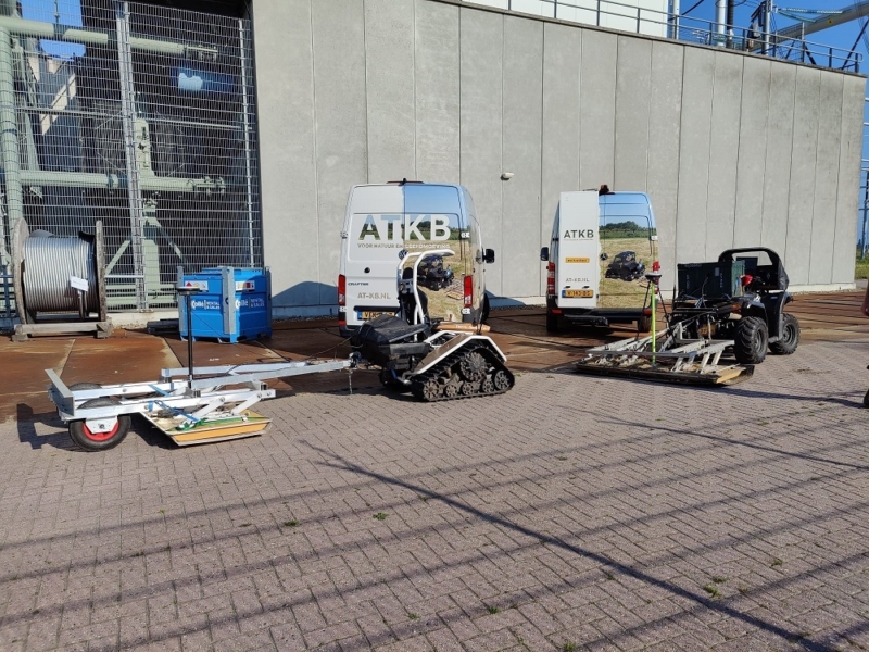 Grondradarsysteem 1 aan de elektrische Ziesel