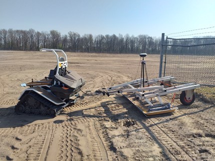 Onderzoek stortplaats met 3D-grondradar voor aanleg zonnepark