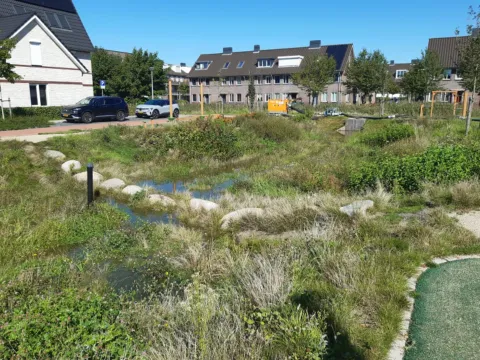 Werkt een waterberging zoals bedoeld is?