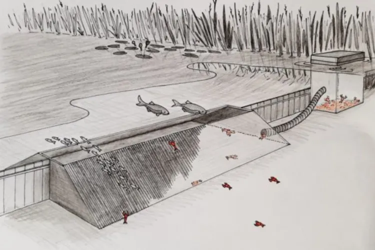 De kreeftengoot remt de migratie ook in de praktijk