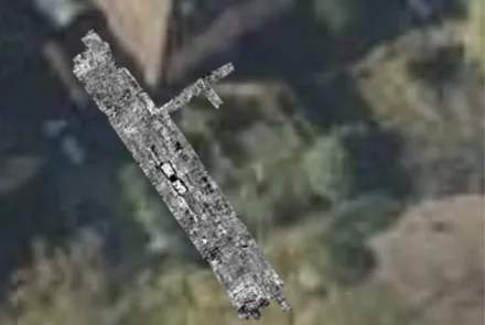 ondergrondse tank in beeld met grondradar